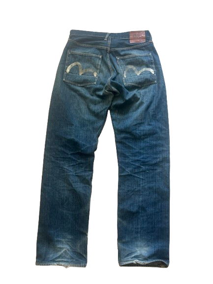 1990s Evisu Denim Jeans — Hidden Rivets