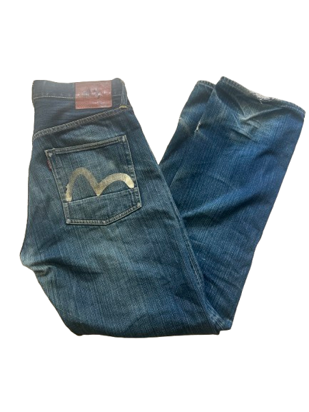 1990s Evisu Denim Jeans — Hidden Rivets