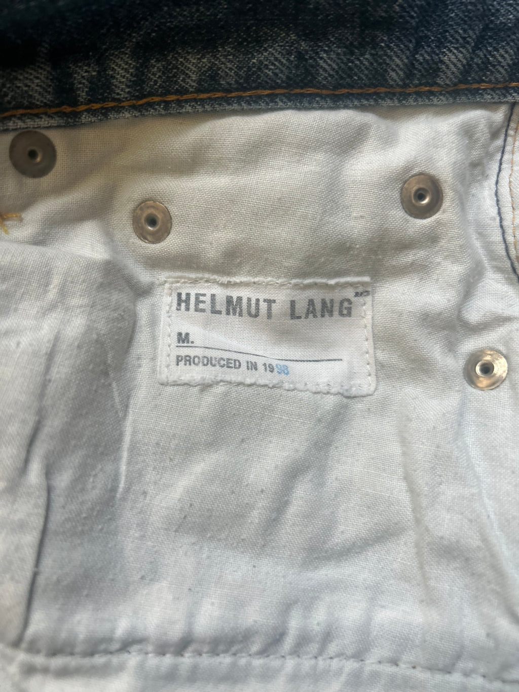 1998 Helmut Lang 'Crash' Jeans